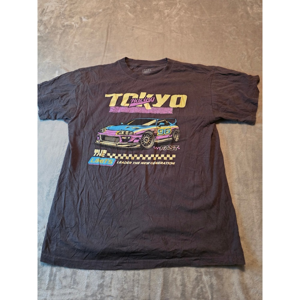 Call Your Mother T-Shirt Mens XL Black Tokyo Racing Graphic Short Sleeve Tee